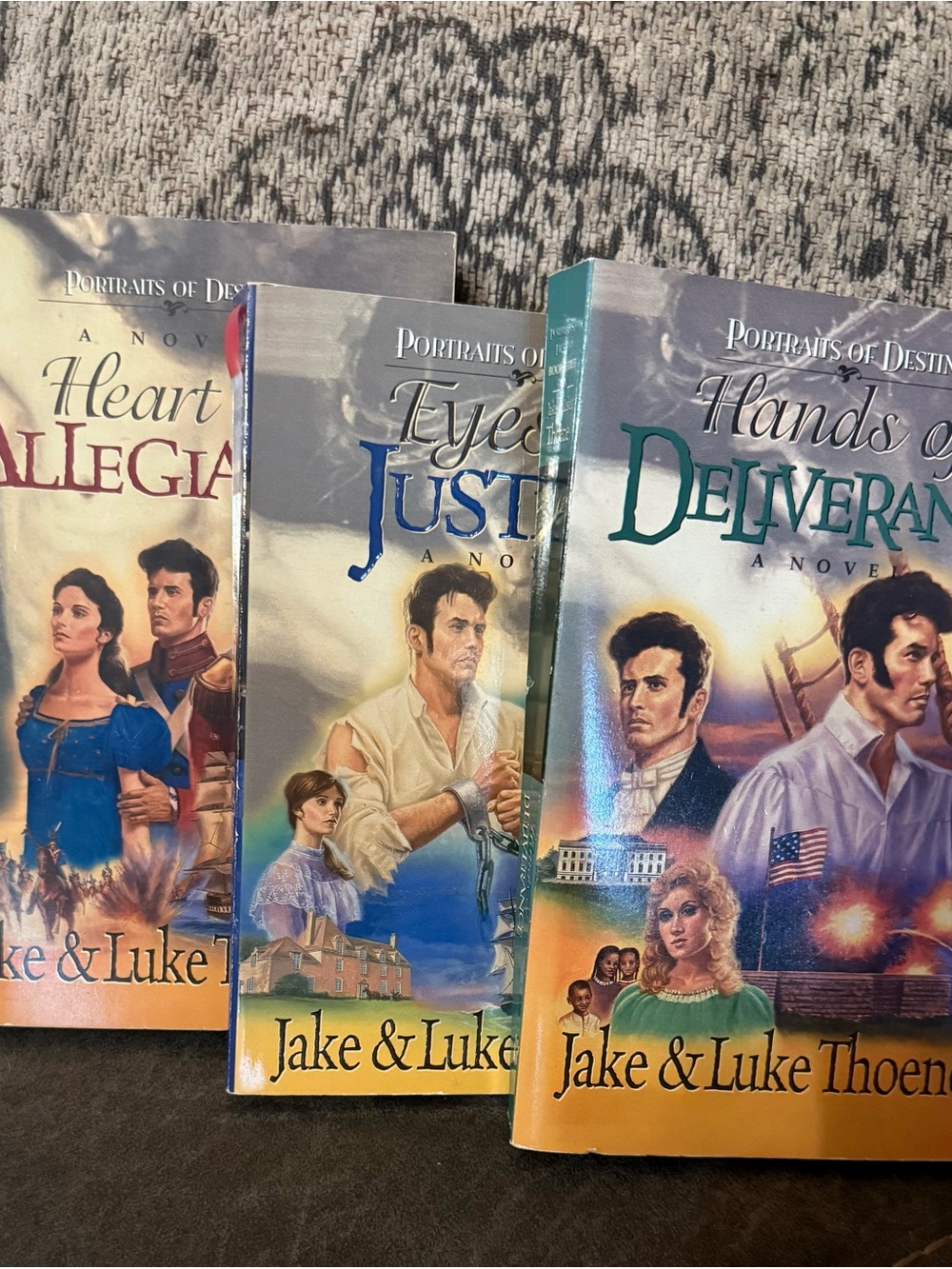 Portraits of Destiny Paperback Book Set — Blue and Teal Covers